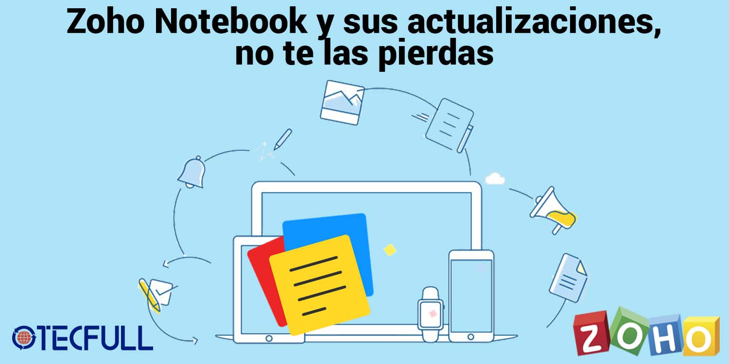 Zoho Notebook y sus actualizaciones, no te las pierdas